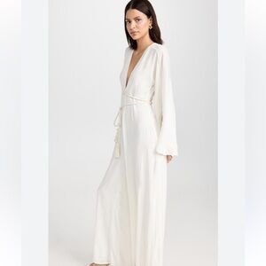 ANDREA IYAMAH Lili Cape-Sleeve Jumpsuit